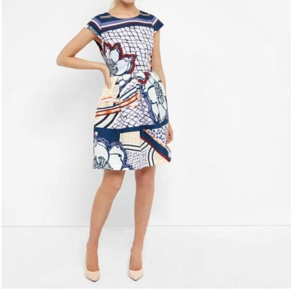 Ted Baker Cap Sleeve Cocktail Dress